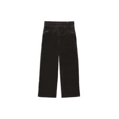 プーマ PUMA ウィメンズ ベロア ストレート パンツ VELOUR STRAIGHT PANTS （Medium Gray Heather-Flat Medium Gray）｜詳細画像