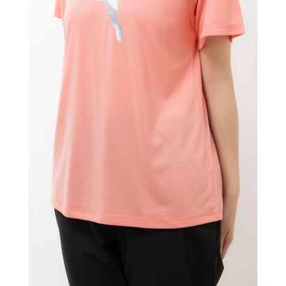 プーマ PUMA レディース Tシャツ PUMA EVOSTRIPE トレーニング 吸汗速乾 672288  (ピンク)｜詳細画像