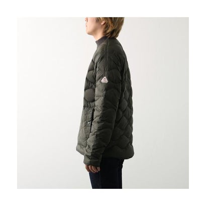 PYRENEX ダウンジャケット HANDY ナイロン Vネック （3170/DEEP-KHAKI/カーキ）｜詳細画像