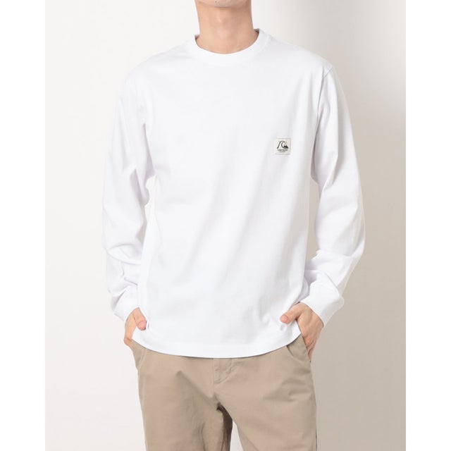 アウトドアカジュアル 長袖Tシャツ （ホワイト）