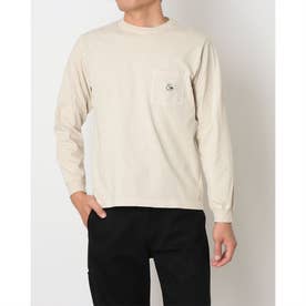 アウトドアカジュアル 長袖Tシャツ DNA POCKET LT （ベージュ）