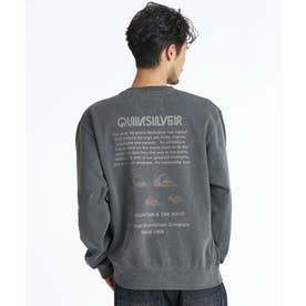 トレーナー スウェット メンズ ロゴ バックプリント 裏毛 （BLK）