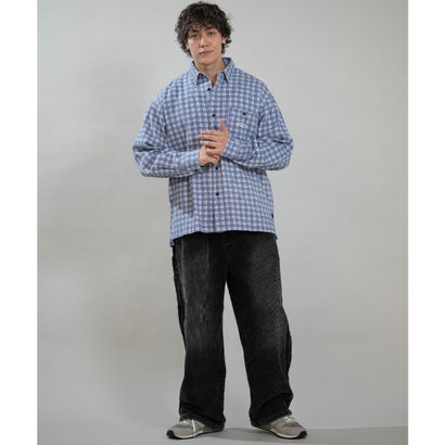 長袖 シャツ メンズ チェック CHECK CHINO （GRN）｜詳細画像
