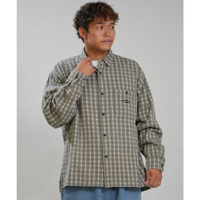 長袖 シャツ メンズ チェック CHECK CHINO （GRN）｜詳細画像
