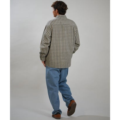 長袖 シャツ メンズ チェック CHECK CHINO （GRN）｜詳細画像