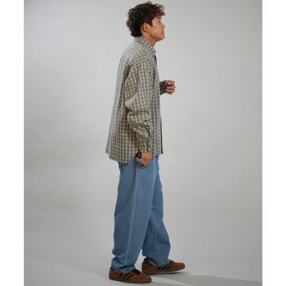 長袖 シャツ メンズ チェック CHECK CHINO （GRN）｜詳細画像