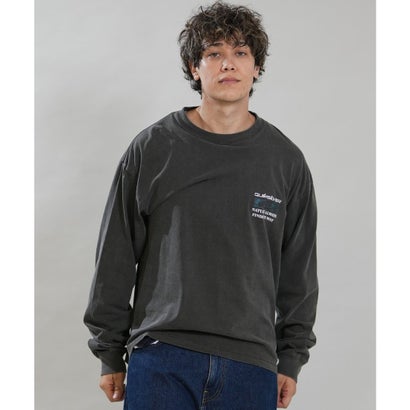 長袖 Tシャツ ロンT メンズ バックプリント NEW （BLK）｜詳細画像