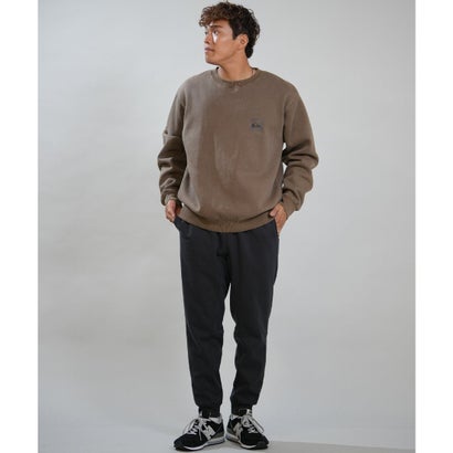トレーナー スウェット ロンT メンズ バックプリント QS （BLK）｜詳細画像
