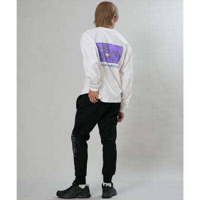 長袖 Tシャツ ロンT メンズ バックプリント ロゴ （BLK）｜詳細画像
