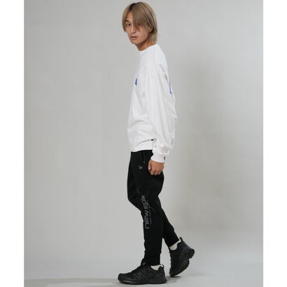 長袖 Tシャツ ロンT メンズ バックプリント ロゴ （BLK）｜詳細画像
