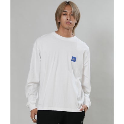 長袖 Tシャツ ロンT メンズ バックプリント ロゴ （WHT）｜詳細画像