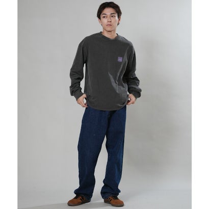 長袖 Tシャツ ロンT メンズ バックプリント ロゴ （WHT）｜詳細画像