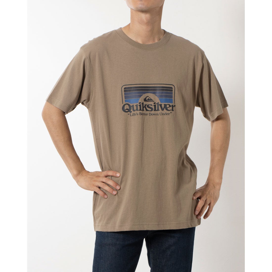 クイックシルバー QUIKSILVER メンズ サーフ 半袖Tシャツ STEP INSIDE