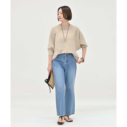 【夏まで快適に着られる】camifineニットプルオーバー （オフホワイト）｜詳細画像