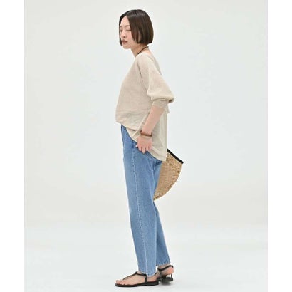 【夏まで快適に着られる】camifineニットプルオーバー （オフホワイト）｜詳細画像