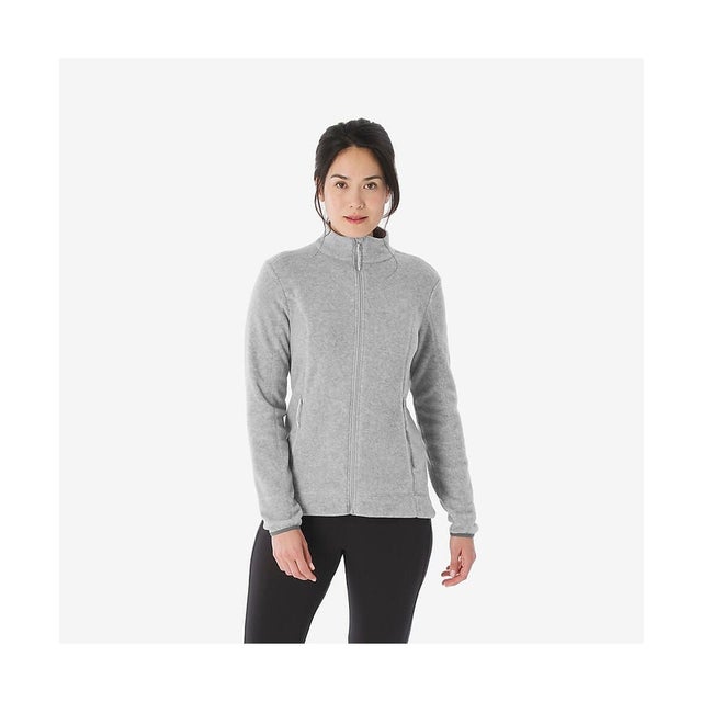 /レディス/QUECHUAレディースフリースジャケットMH100 GRY （グレー）