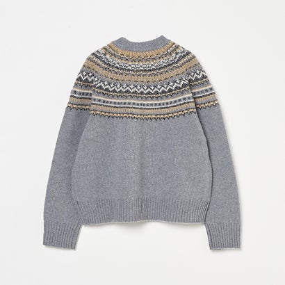 キイト QUIITO ROUND JACQUARD PULLOVER （オフホワイト）｜詳細画像
