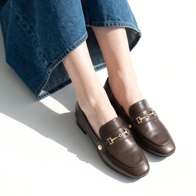 付け替えベルト付き3wayローファー （brown）