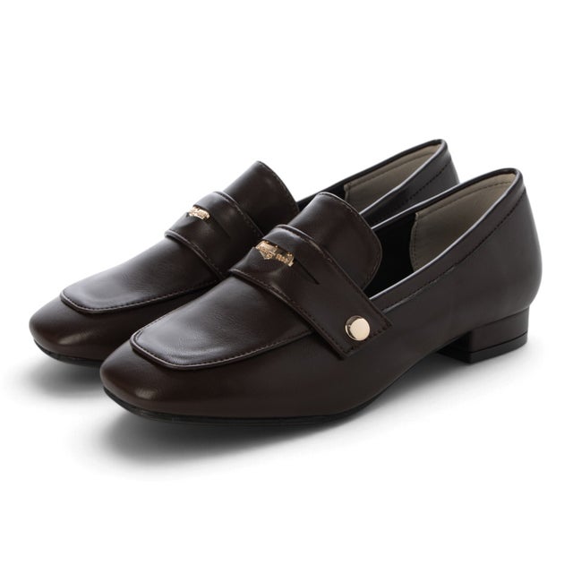 付け替えベルト付き2wayローファー （brown）