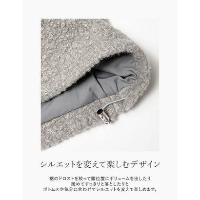 リエディ Re:EDIT [MEISM by Re:EDIT]フレンチスリーブドロストボアトップス （ブラック）｜詳細画像