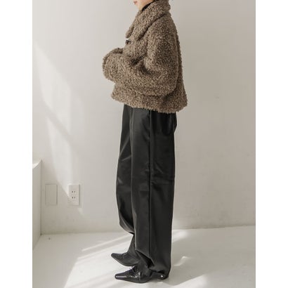 [OUTER COLLECTION]プードルファーダッフルジャケット （グレージュ）｜詳細画像