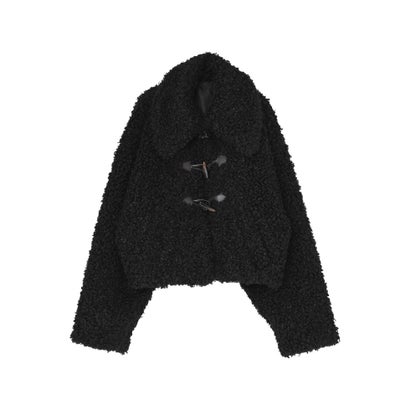[OUTER COLLECTION]プードルファーダッフルジャケット （ブラック）｜詳細画像