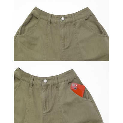 [TREND BOTTOM COLLECTION][低身長/高身長サイズ有]カツラギウォッシュドコクーンパンツ （ベージュ）｜詳細画像