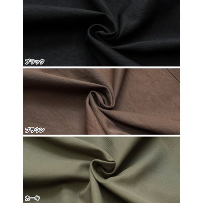 リエディ Re:EDIT [TREND BOTTOM COLLECTION][低身長/高身長サイズ有]ウエスト折り返しワイドレッグパンツ （ブラウン）｜詳細画像