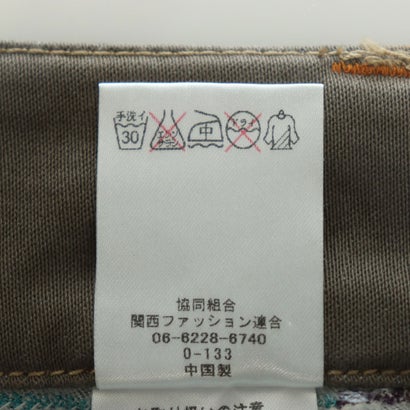 リネーム Rename 刺繍ミニスカート （カーキ）｜詳細画像