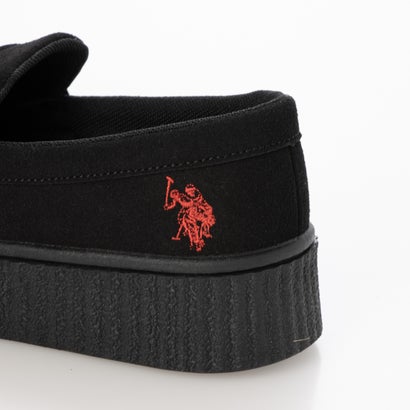 ジーラ GeeRA 【U.S. POLO ASSN.】厚底ローファー （ブラック）｜詳細画像