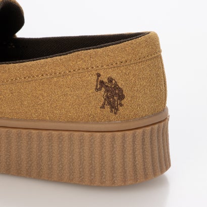 ジーラ GeeRA 【U.S. POLO ASSN.】厚底ローファー （キャメル）｜詳細画像