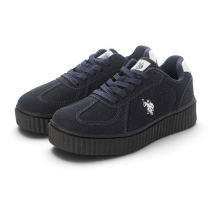 ジーラ GeeRA 【U.S. POLO ASSN.】厚底スニーカー （ネイビー）｜詳細画像