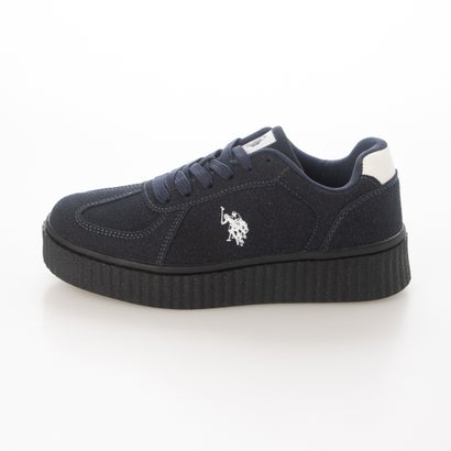 ジーラ GeeRA 【U.S. POLO ASSN.】厚底スニーカー （ネイビー）｜詳細画像