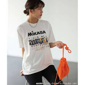 【MIKASA×ハイキュー!!】プリントTシャツ （烏野ホワイト）