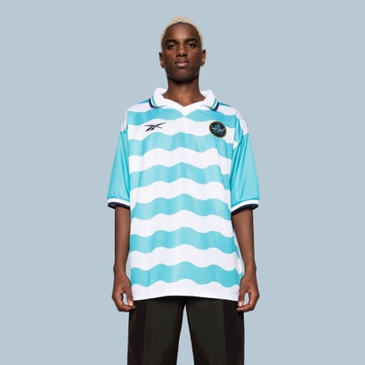 BOTTER フットボールデザインTシャツ / TEE （ブルー/ホワイト）｜詳細画像