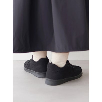【la farfa SHOES/ラ・ファーファシューズ】スエードハンズフリースニーカー （茶）｜詳細画像