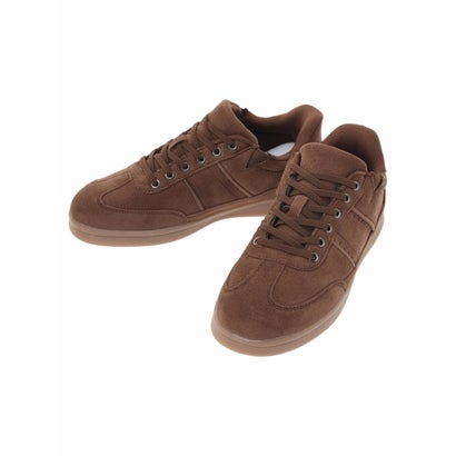 【la farfa SHOES/ラ・ファーファシューズ】スエードハンズフリースニーカー （茶）｜詳細画像