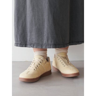 【la farfa SHOES/ラ・ファーファシューズ】スエードハンズフリースニーカー （茶）｜詳細画像