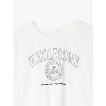 リジェイ＆スプル Re-J&SUPURE アソート柄刺繍ロングTシャツ （濃グレー）｜詳細画像