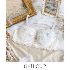 ◆ナタリー ブラジャー （GーH） ＜Glamor Bra／バストアップタイプ＞ （アイボリー(004)）