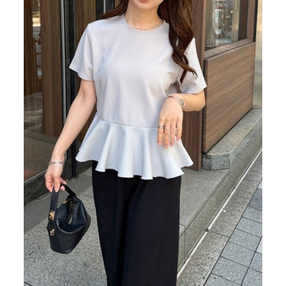 ラナン RANAN イレヘムペプラムTシャツ （ライトグレー）｜詳細画像
