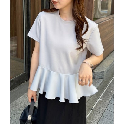 ラナン RANAN イレヘムペプラムTシャツ （ライトグレー）｜詳細画像