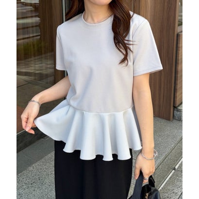 ラナン RANAN イレヘムペプラムTシャツ （ライトグレー）｜詳細画像