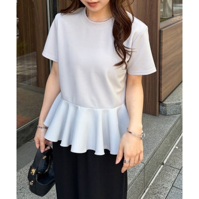 ラナン RANAN イレヘムペプラムTシャツ （ライトグレー）｜詳細画像