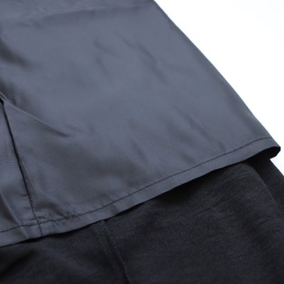 ラナン RANAN 麻調素材ポケットデザインスカート （ブラック）｜詳細画像