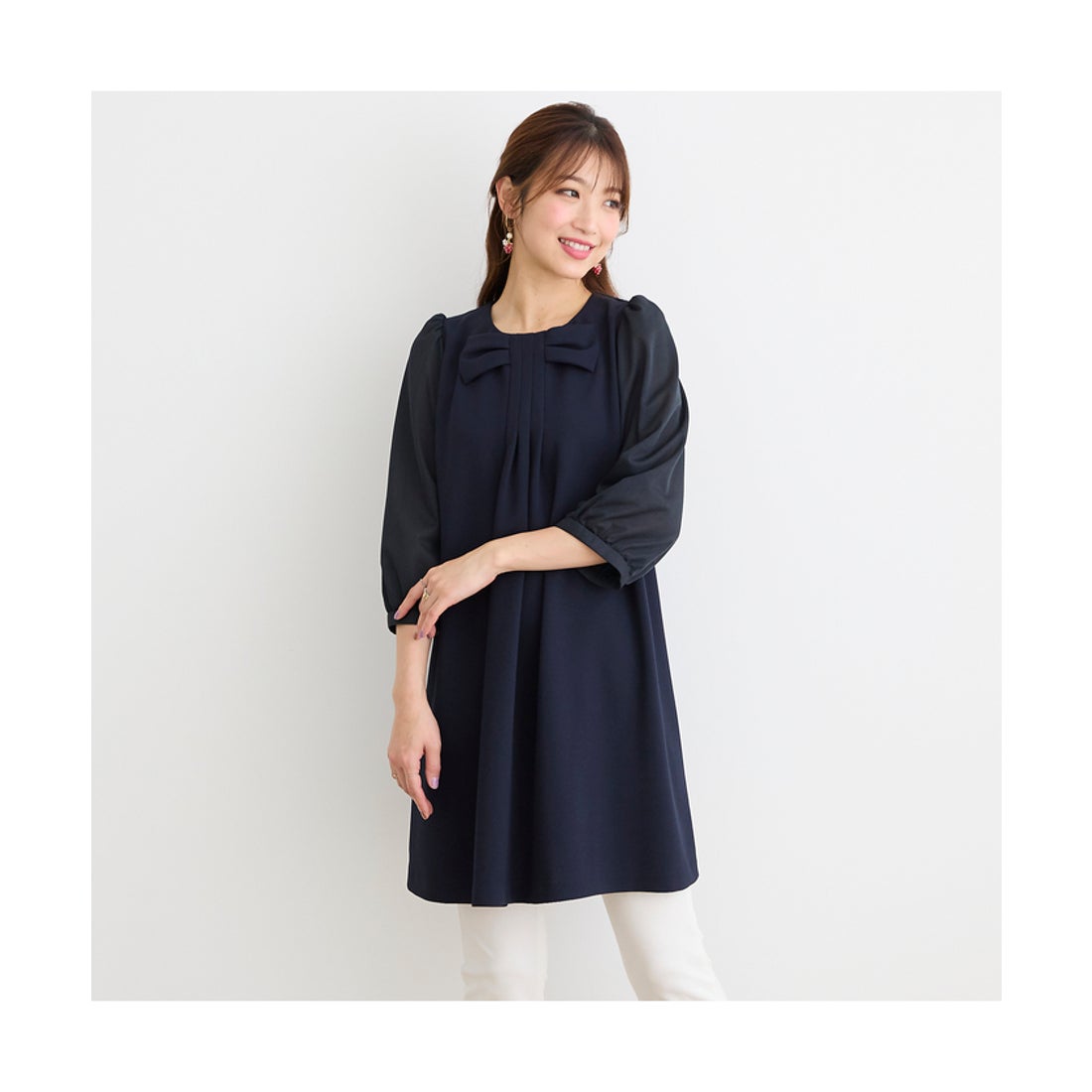 ローズティアラ RoseTiara リボンチュニック （ピンク） -ファッション