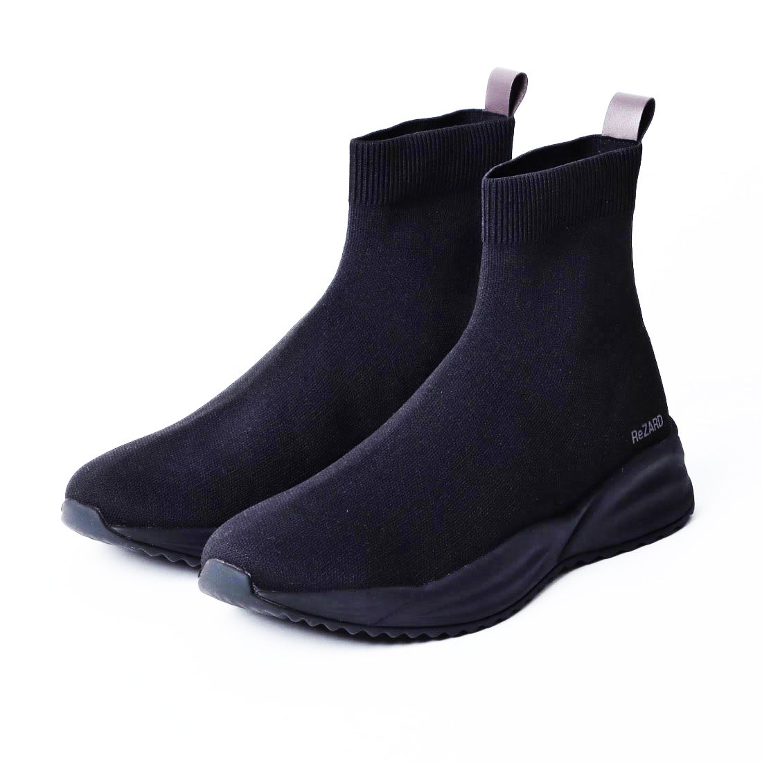 リザード ReZARD ブラックソールニットブーツ （ミヤサコグレー） -靴＆ファッション通販 ロコンド〜自宅で試着、気軽に返品