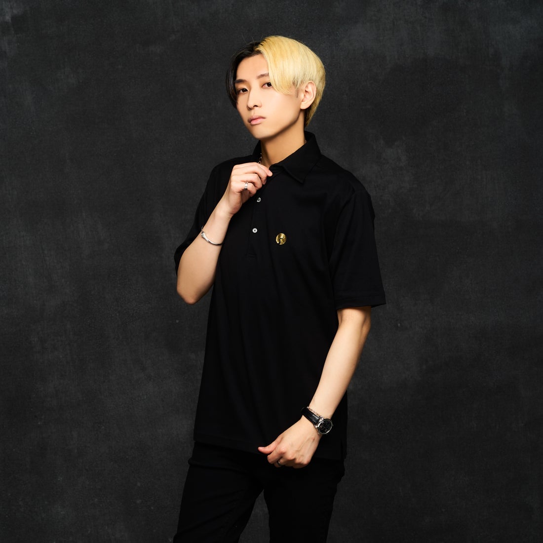 リザード ReZARD Tail logo Polo Shirt （ブラック） -ファッション 