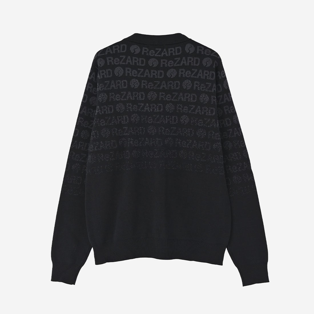 リザード ReZARD Gradation Knit Cardigan （ブラック） -ファッション 