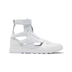 【SECRET SALE】メゾン・マルジェラ クラシック レザー タビ ハイ / Maison Margiela Classic Leather Tabi High Shoes （white）